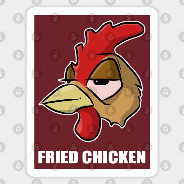 fried chicken Sticker by bobgoodallart